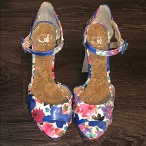 GB floral sandals
